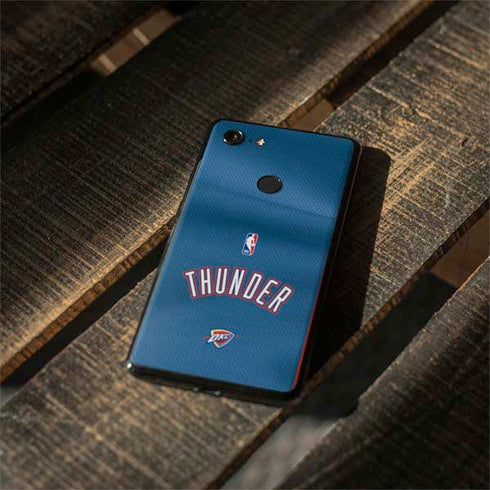 NBA Oklahoma City Thunder Jersey Google Pixel 3 Skin